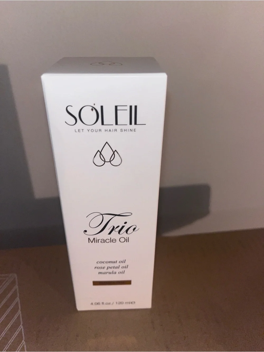 Soleil Trio Miracle Oil - Great for hair!